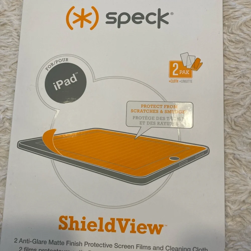 NWT Speck ShieldView Set of Two iPad Screen Protector 2-Pack